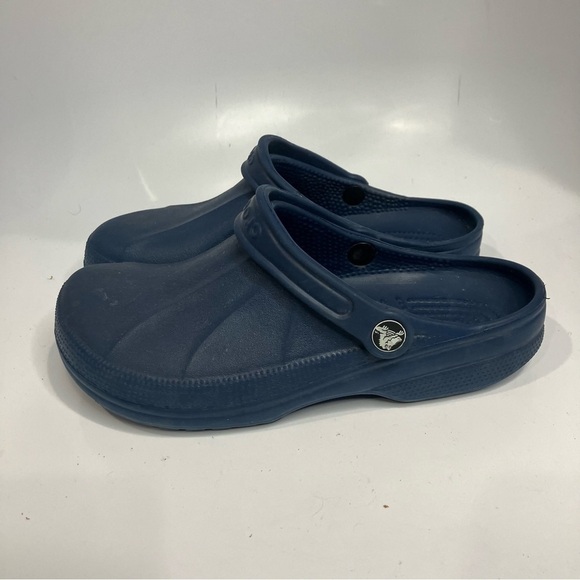 Crocs solid clogs navy blue unisex sizing - Picture 3 of 6